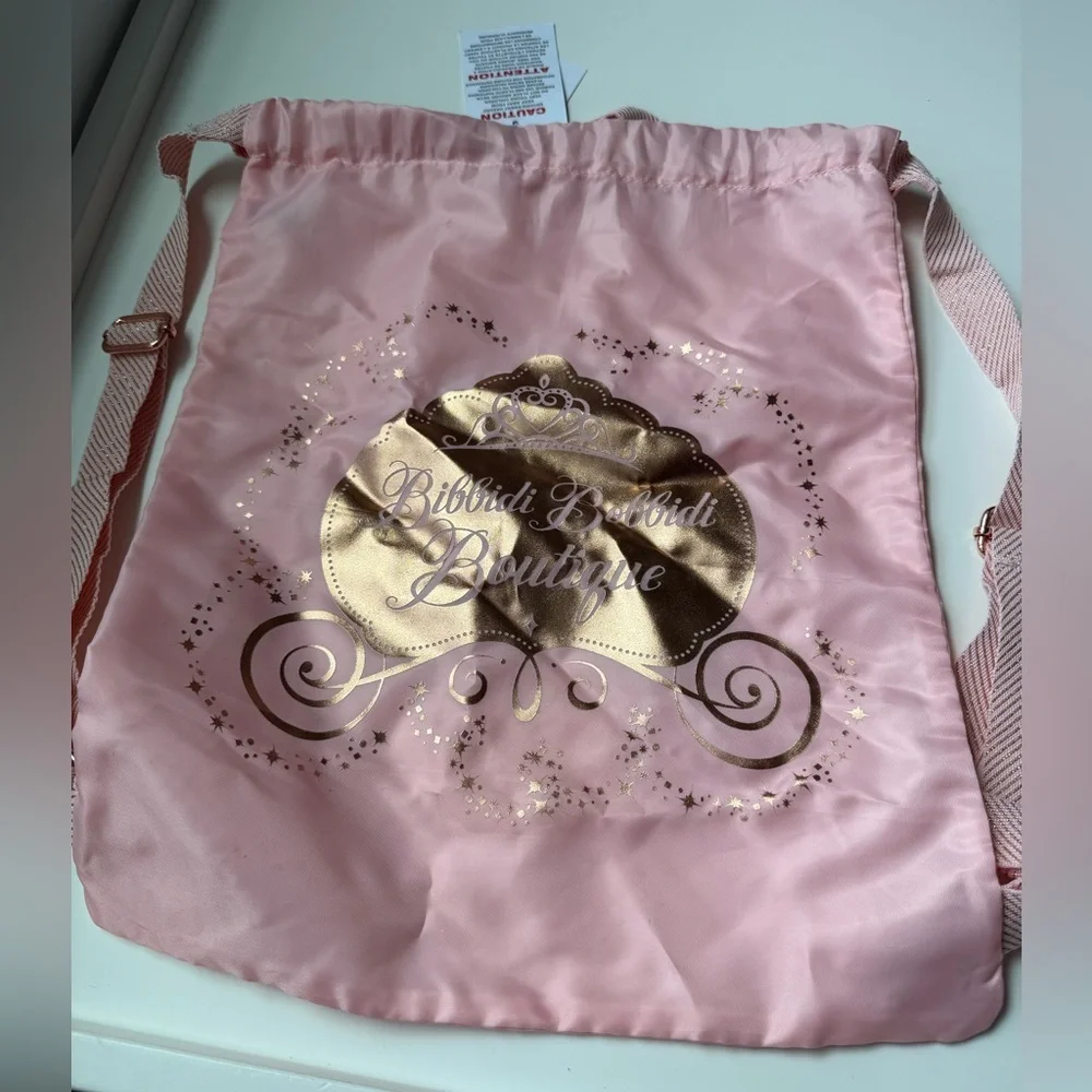 Disney world park Bibbidi Bobbidi Boutique Bag drawstring backpack